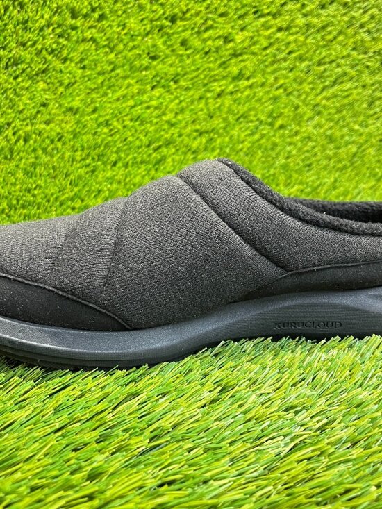 Kuru Draft 2 Mens Size 8 Black Walking Classic Casual Slip-On Mule Slippers main image 4